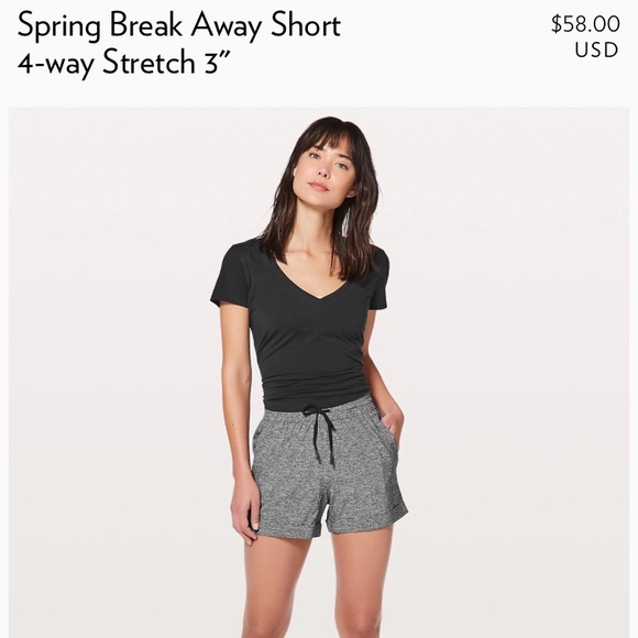 lululemon athletica Pants - Lululemon Spring Break Away Short